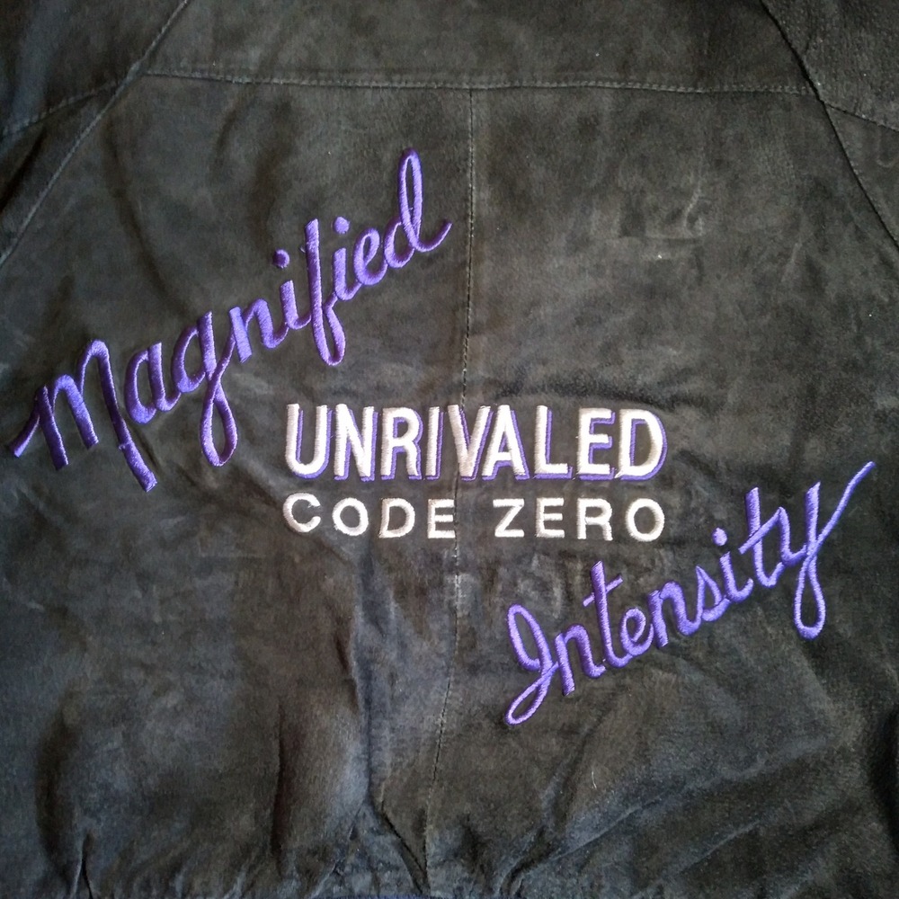 Vintage Code Zero Unrivaled Suede Leather Bomber … - image 7
